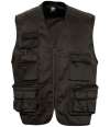 43630 Wild SOL'S Wild Waistcoat Black colour image